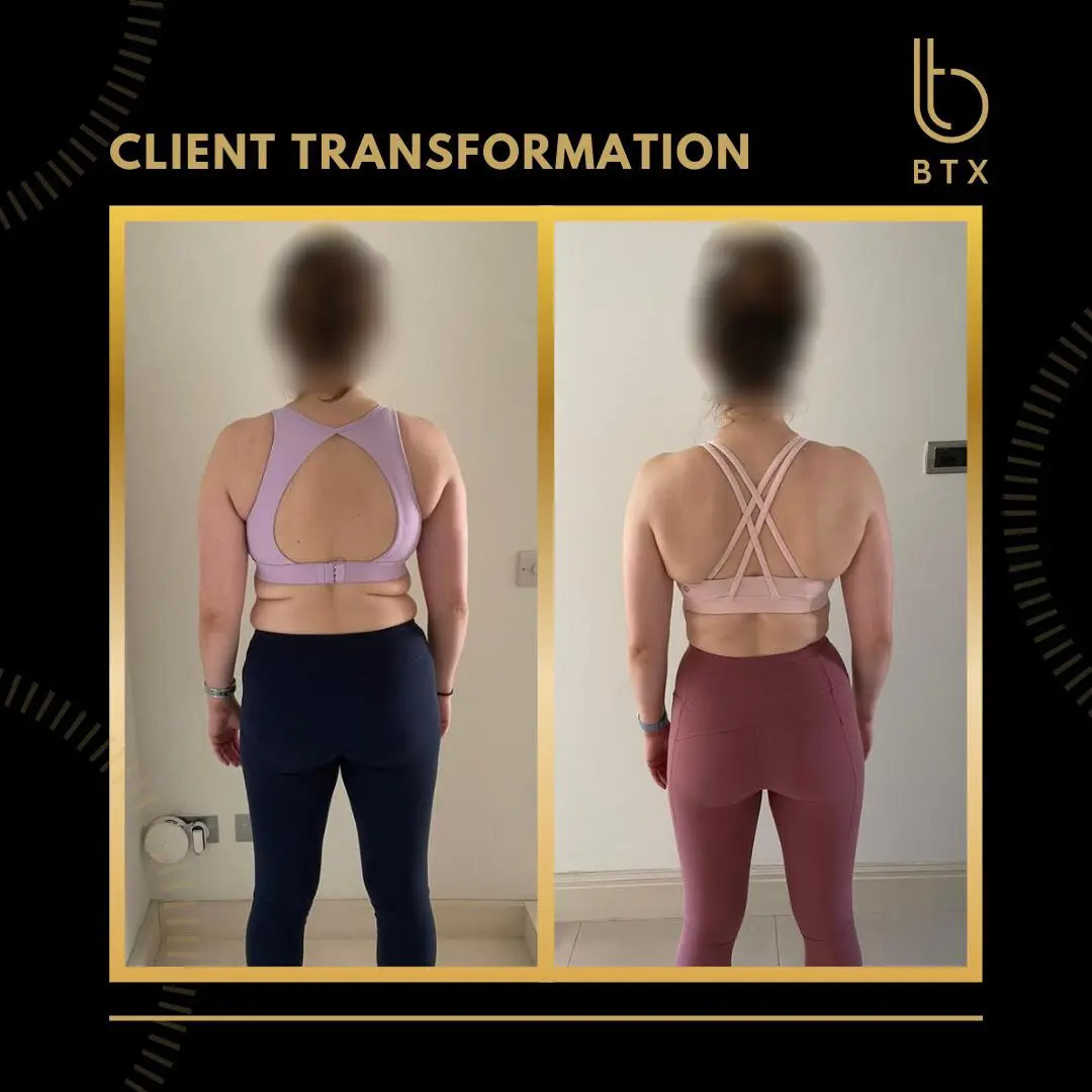 Sarah's post pregnancy body transformation at BTX